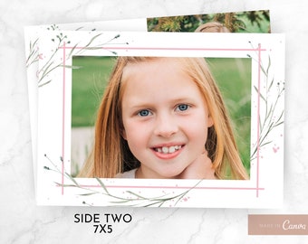 LDS Baptism Invitation, LDS Baptism Invitation Girl, Pink and Green Baptism, LDS Baptism, Baptism Invitation Girl