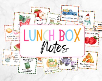 Lunchbox notes, lunch box cards, Joke Lunch Box Notes, encouragement cards, teaching printables, Back To School Notes, lunch notes for kids