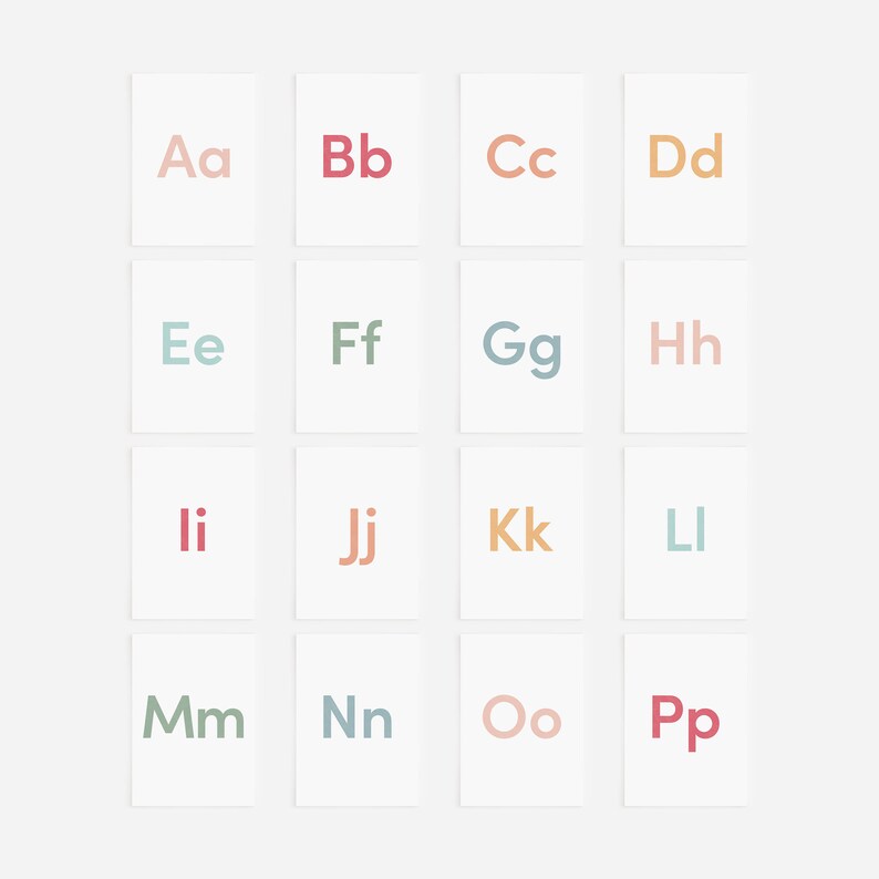 Alphabet Flash Cards ABC Flashcards AZ Task Cards Etsy Australia