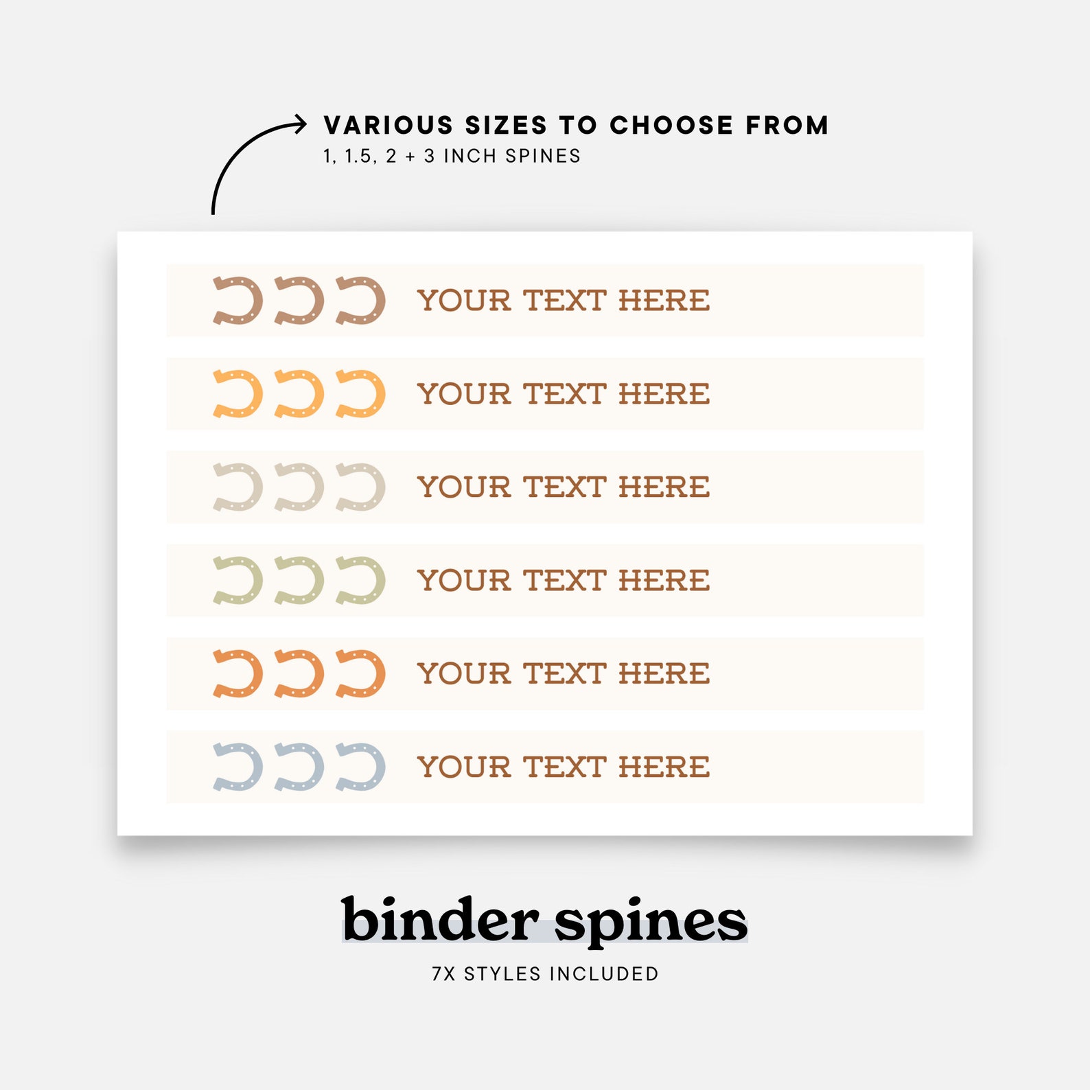 Western Binder Covers and Spines: Editable Teacher Filing (digital ...