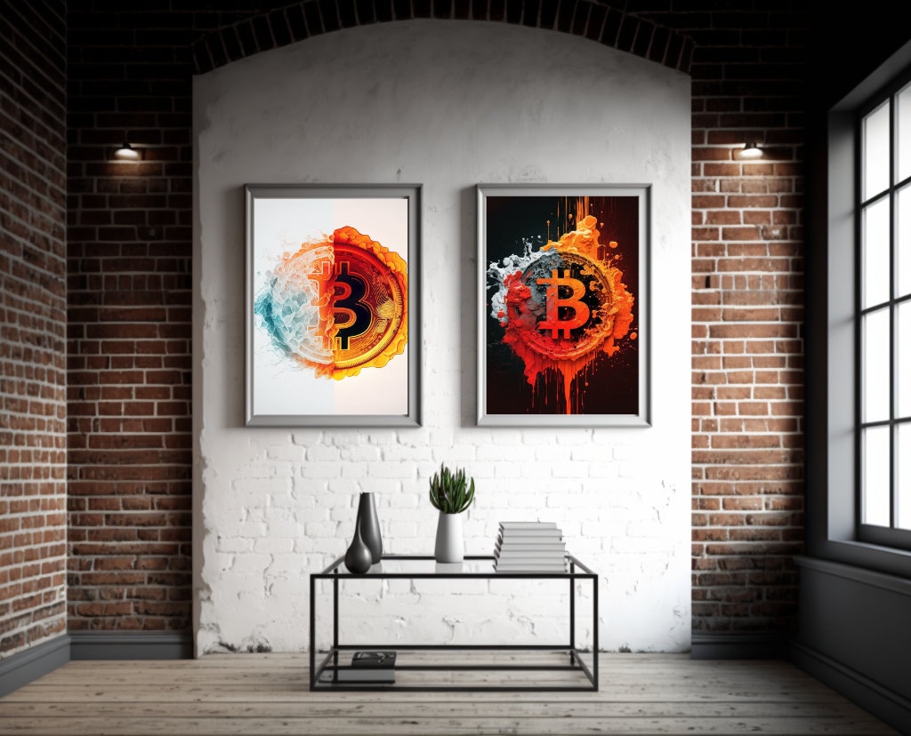 Original Bitcoin Art - Etsy