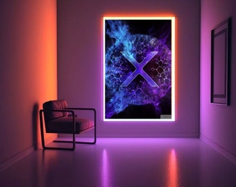 XRP Crypto Wall Art / Download digitale di Ripple Token / Decorazione di valuta virtuale
