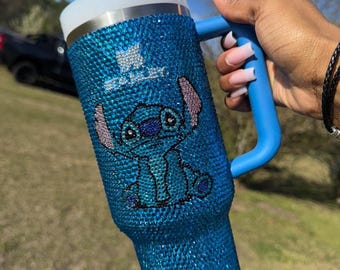 Rhinestone Stitch Tumbler