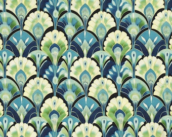 Teal Art Deco Fan Velveteen Blanket- Cozy up in style with this ultra-soft sherpa blanket featuring a bold teal Art Deco fan design.
