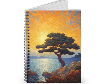 The Lone Cypress Spiral Notebook, The Lone Cypress, Spiral Notebook, Coastal Art, Nature Lover, California Dreaming, Scenic Journal