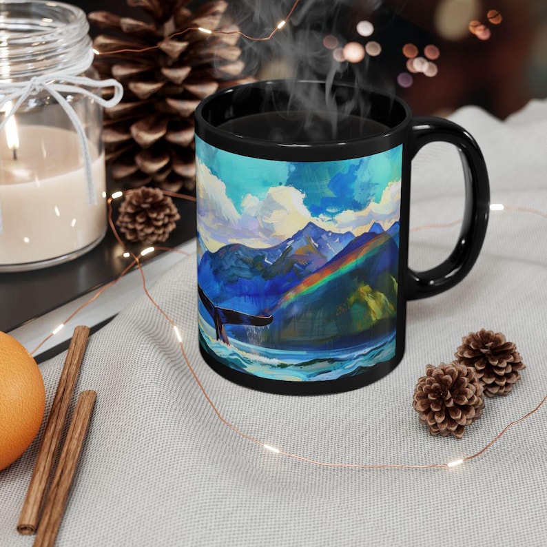RosettaGraphics Whale Tail Mug