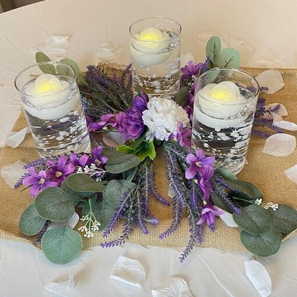 Floating Candle Vase Etsy