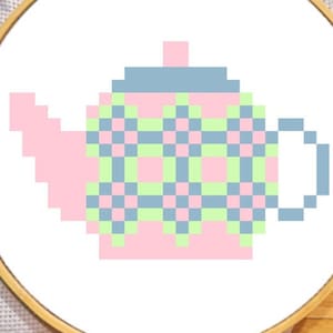 Small Teapot Cross Stitch
