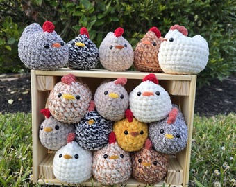 Chicken plushie/crochet amigurumi