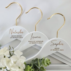 Personalised Wedding Hangers | Bridal Party Hangers