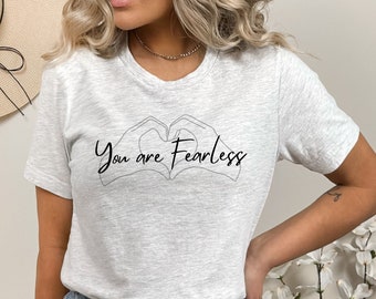 Camiseta Eres valiente, camiseta de maestro, camiseta sutil