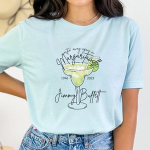 Jimmy Buffett Memorial Tee, Wasting Away in Margaritaville Tshirt