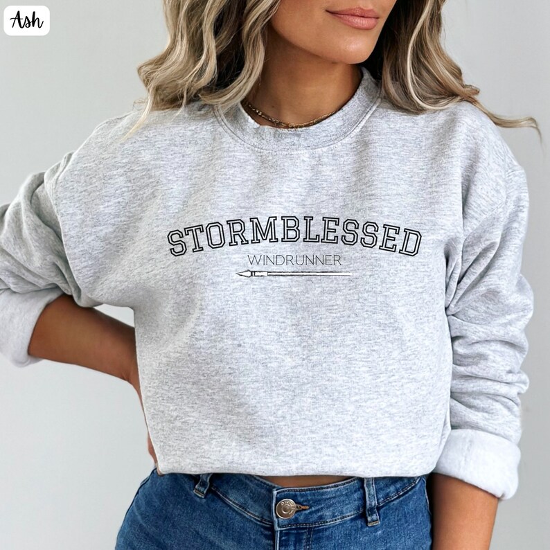 Kaladin Stormblessed Sweatshirt, Stormlight Archive, Cosmere, Windrunner, Knights Radiant, Brandon Sanderson Ash
