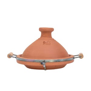 Authentic Moroccan Tagine | Handmade Clay Cooking Pot | Traditional North African Cookware