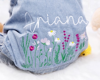Custom Embroidered Kids Denim Jean Jacket, Embroidered Denim Jean Jacket , Embroidered Jean Jacket, Custom Denim Jacket, Christmas Gift