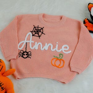 Custom Halloween Kid Sweater, Kid Halloween Costume Sweater, Fall Sweater, Baby Sweater , Toddler Sweater