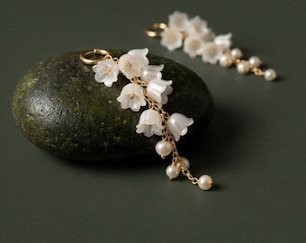 Wisteria Drop Earrings | 18K PVD Gold