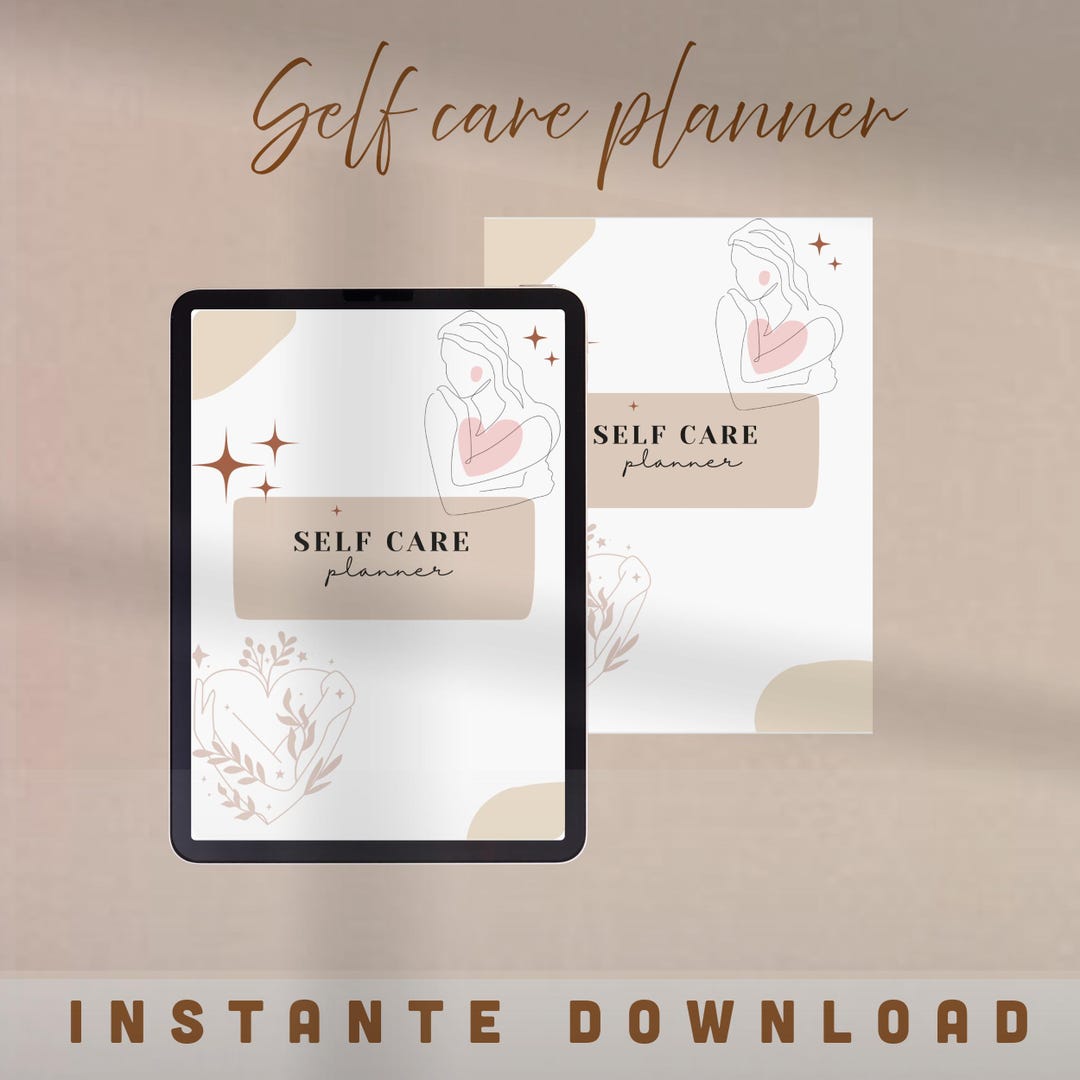 Self Care Planner Bundle 2025 Printable, Daily Wellness Routine ...