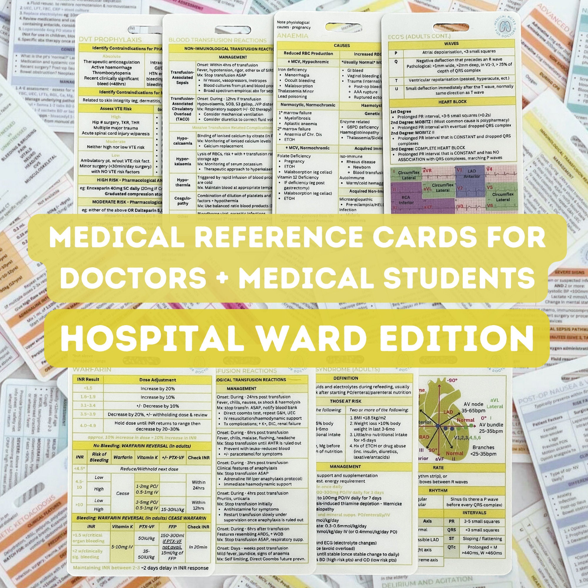 Hospital Ward Medical Reference Cards - Etsy Australia