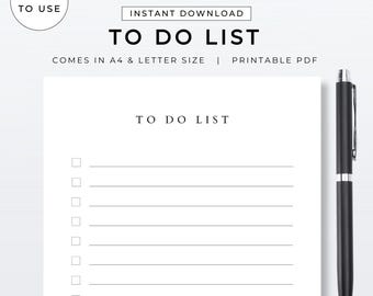 Werkblad Dagelijkse planner takenlijst | Afdrukbare planningsorganizer | Digitale pdf-download | Sjabloon Productief dagelijks wekelijks management