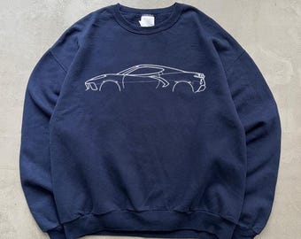 C8 Corvette Sweatshirt Chevy Corvette Cozy & Soft Sweatshirt