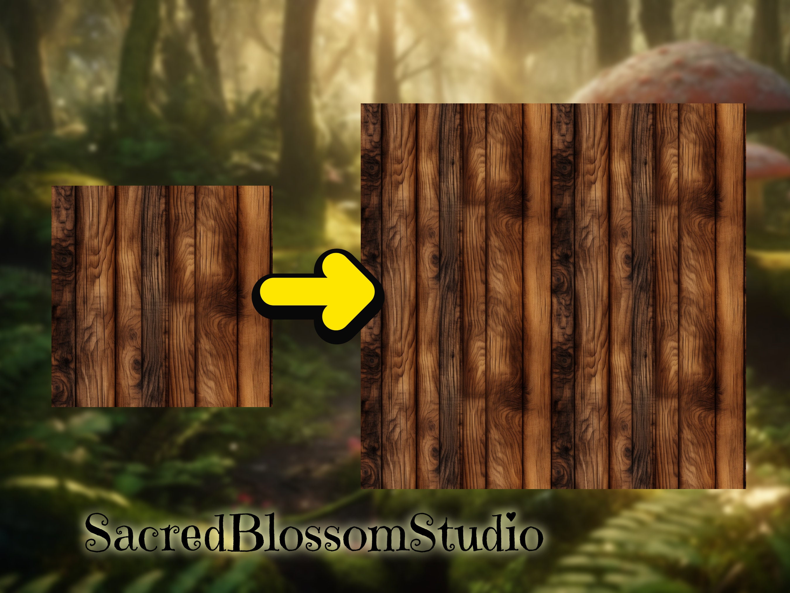 Rustic Wooden Textures Digital Paper - Seamless Wood Planks Backgrounds ...