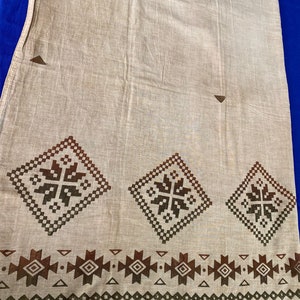 Beige Scarf, Women Scarf, Cotton Scarf, Rectangular Scarf, Artisan Scarf, Summer Clothing, Spring Clothing, Shawl,Cotton Shawl, Beige Shawl image 3