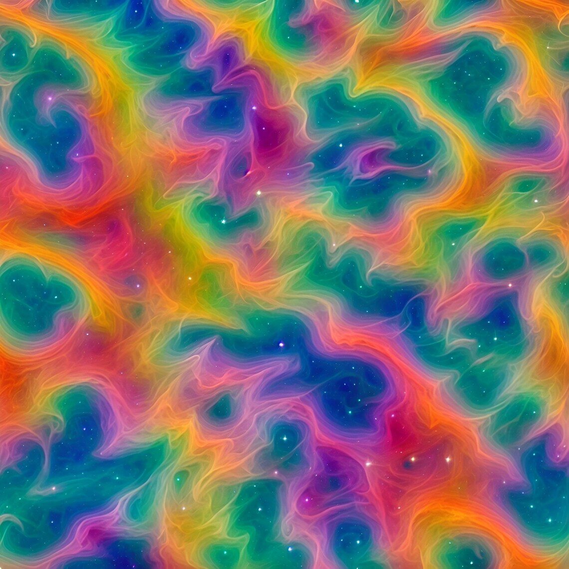 Seamless Patterns Colourful Psychedelic Ripples - Etsy