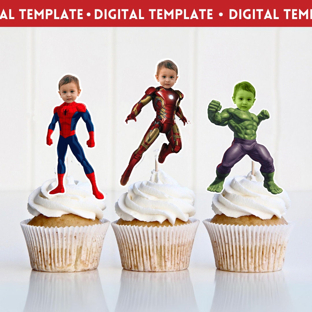 Superhero Boy Cake Topper | Superhero Party Decorations – Sunshine Parties