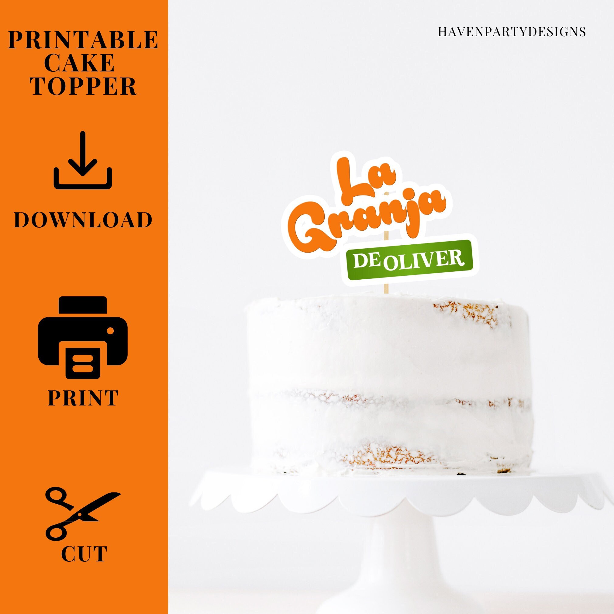La Granja De Zenon Farm Party Decorations Supplies Backdrop Decor 1 2 Year  Banner Birthday Cake Topper