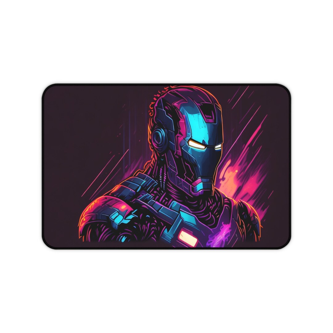 Ironman Retro Limited Edition Gaming Mousepad Gamer Desk Etsy