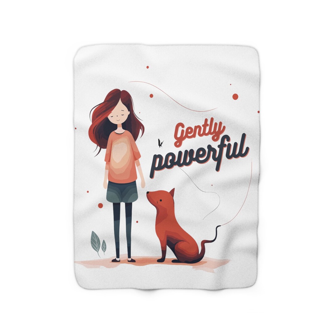 Sherpa Fleece Blanket Empowering Inspirational Quote Cozy Etsy