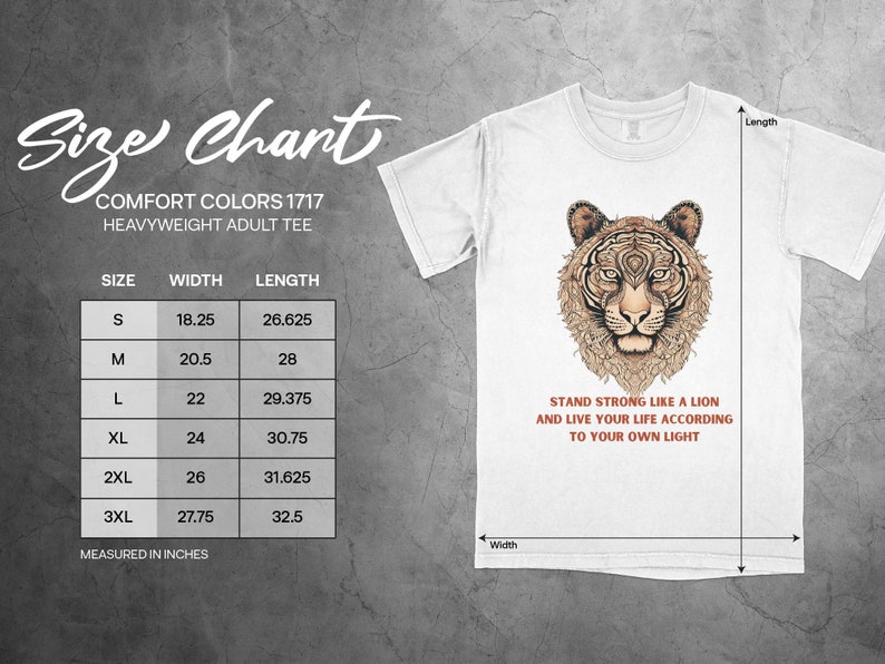 Tribal Lion T-shirt, comfortkleuren T-shirt, inspirerend citaat grafisch t-shirt, stand sterke motiverende top, unisex katoenen shirt afbeelding 10