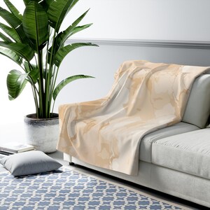 Sherpa Fleece Blanket, marble look design, Cozy blanket, Christmas Gift, Holiday Gift, Gift for her, Gift for Mom, Comfortable blanket