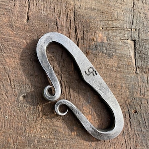 Hand forged flint steel striker