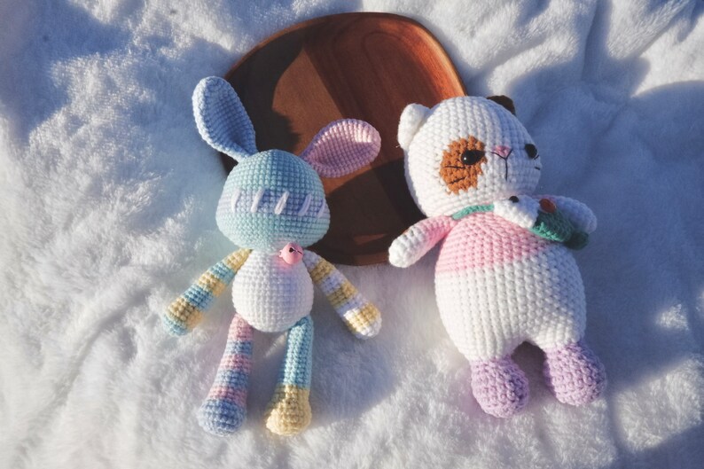 Amigurumi Crochet Plushies Animals Dolls for Gifts Holiday Birthday