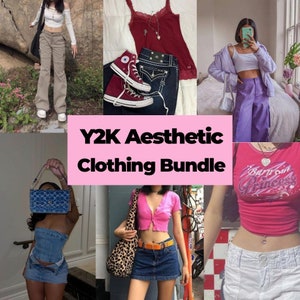 Y2K Aesthetic Clothing Bundle, Mystery Box Clothing, Personal Style ...