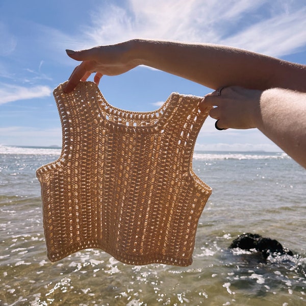 Valla Vest PDF crochet pattern
