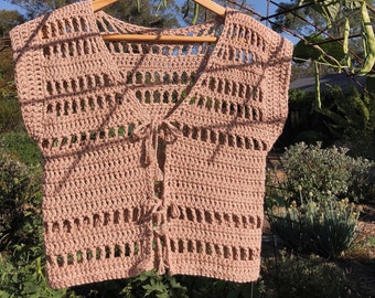 Trellis Top PDF crochet pattern