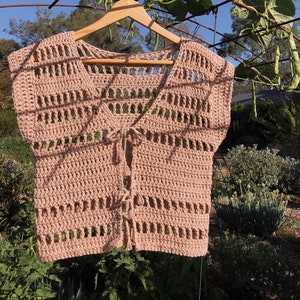 Trellis Top PDF crochet pattern