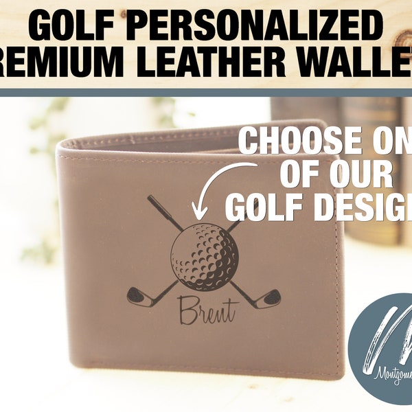 Golf Wallet Etsy