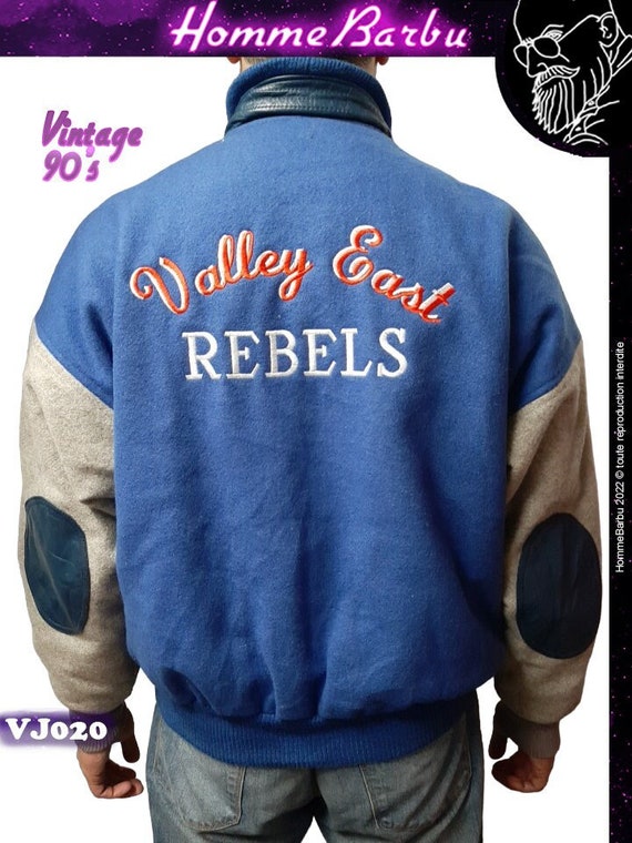 teddy années 90 varsity jacket Valley East Rebels… - image 1
