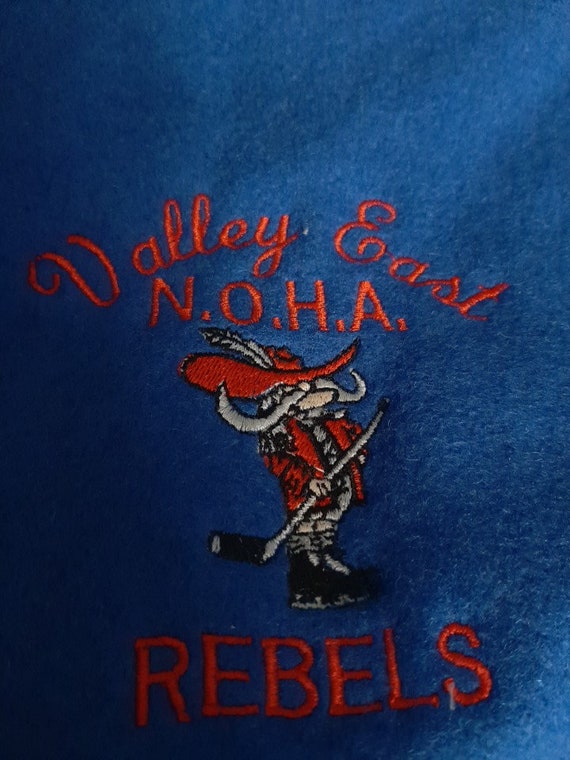 teddy années 90 varsity jacket Valley East Rebels… - image 5