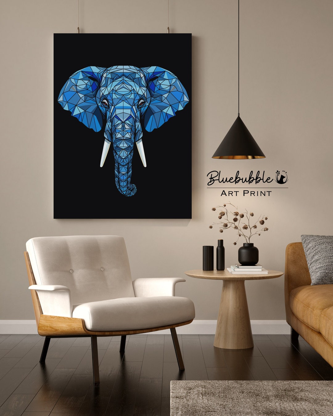 3 Boho Elephant Wall Art Prints Gallery Artwork Set of 3 Etsy