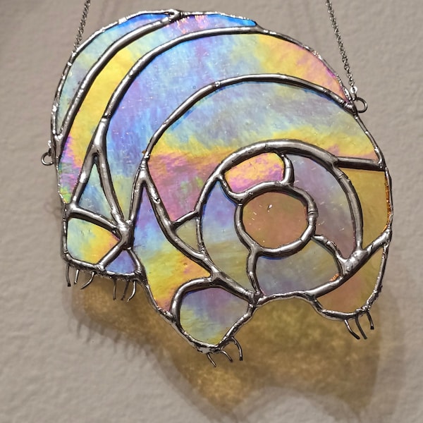 Out of this world! Iridescent Tardigrade Suncatcher