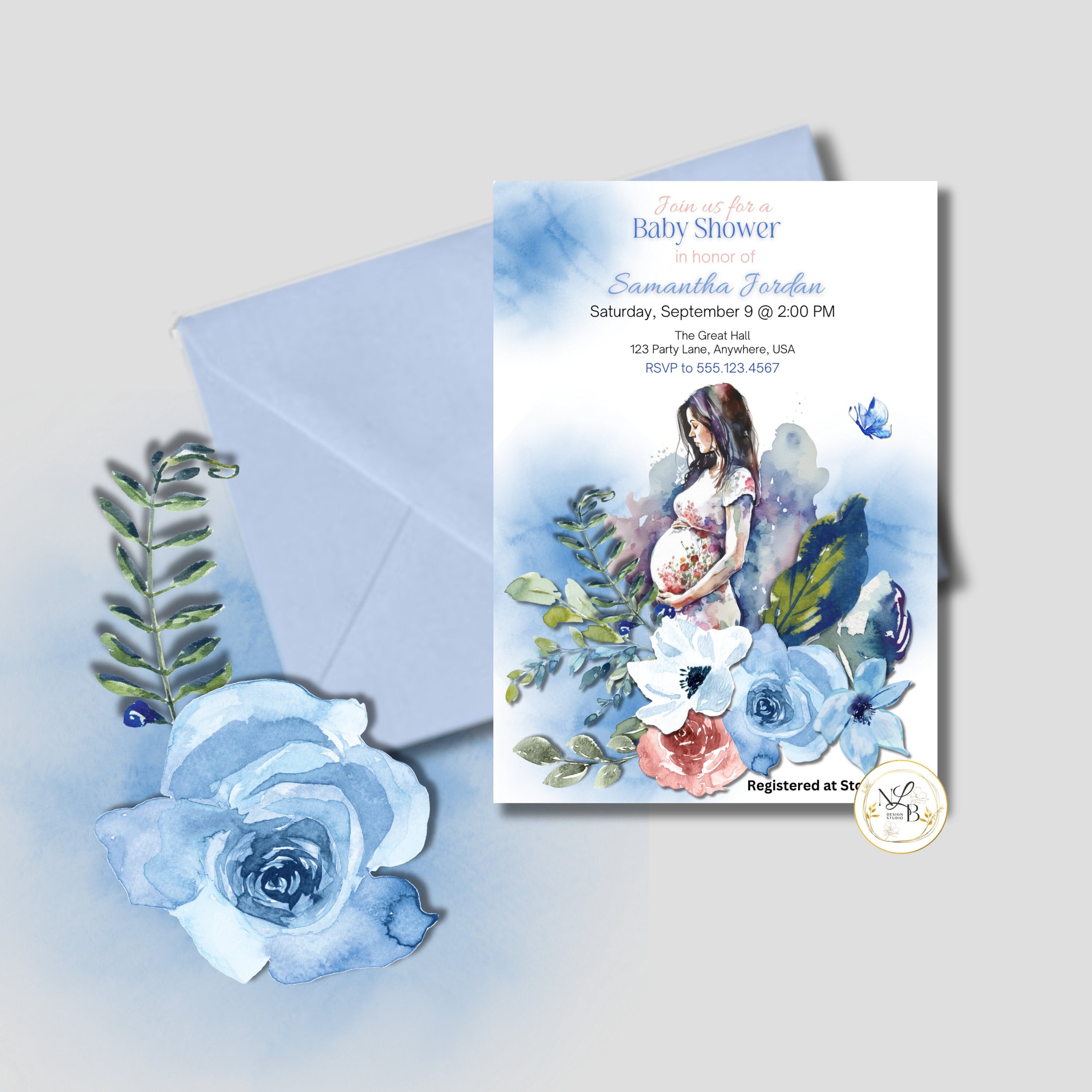 Editable Printable Baby Shower Invitation, Printable Baby Shower ...