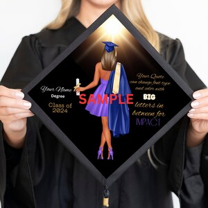 Customizable Graduation Cap Topper, Personalized Design, Custom Order ...