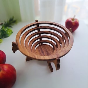 Scroll Saw Bowl with Stand Pattern SVG, PNG | Fretwork Design | Digital Download
