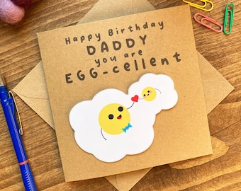 Carte d'anniversaire pour papa-papa, carte d'anniversaire pour papa pour enfants/enfants, jolie carte faite main pour papa, carte d'anniversaire spéciale pour papa