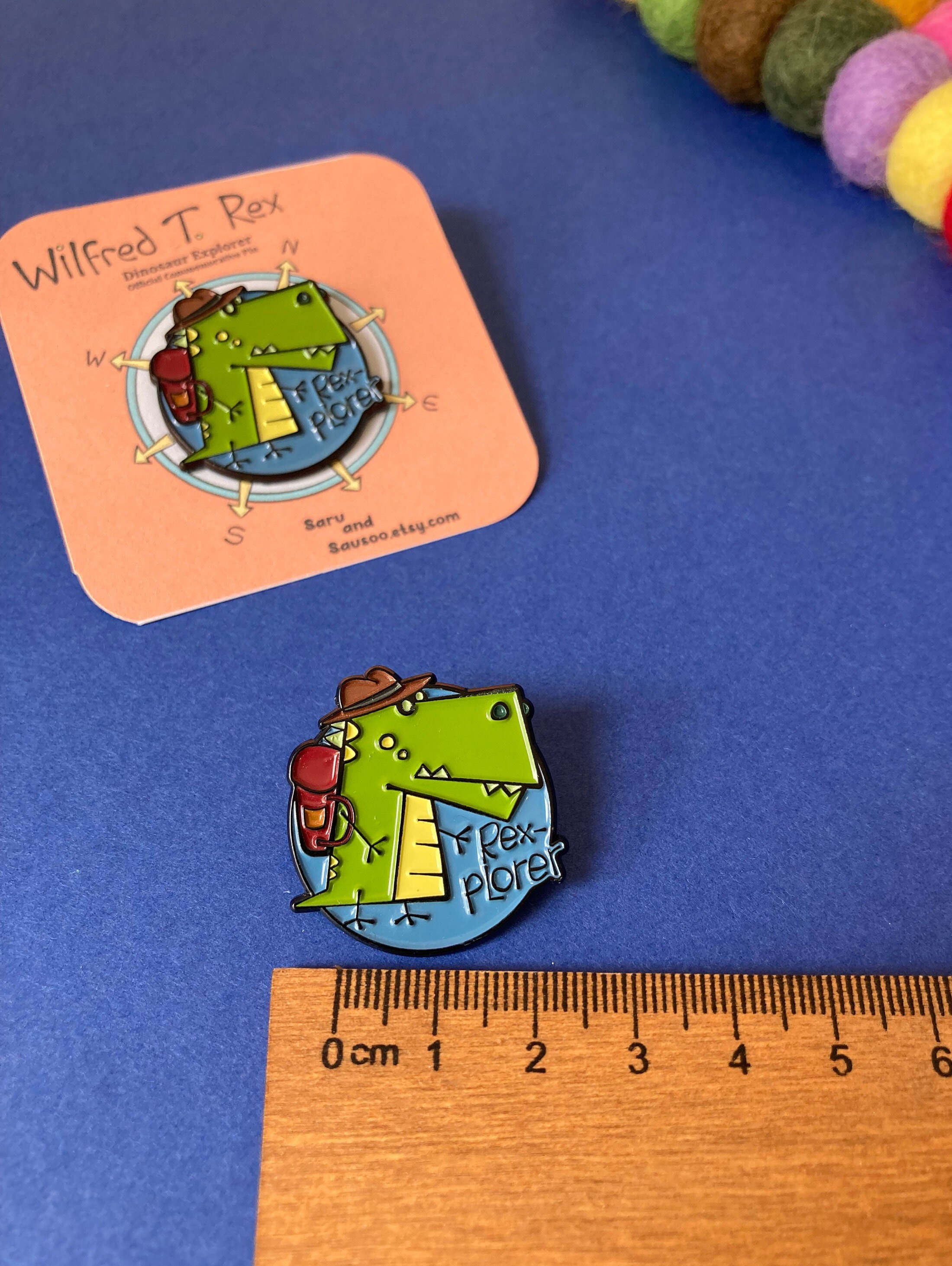 Dinosaur Enamel Pin Cute Enamel Pin Gifts for Her Etsy UK